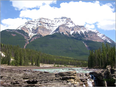 Athabasca Falls, What to see and do in Jasper National Park, Alberta.