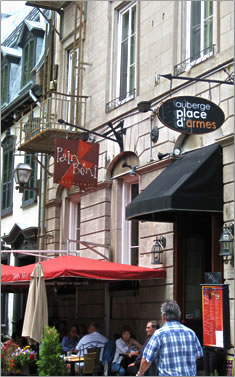 Quebec City's Auberge Place d'Armes.