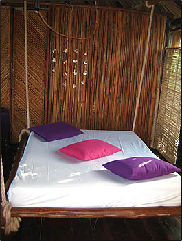 Azulik EcoTulum Resorts cottage interior.