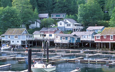 Telegraph Cove, Vancouver Island.