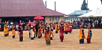 Meghalaya, India cultural vacations and Nongkriem Dance Festival.