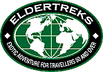 ElderTreks logo, Galapagos Islands yacht tour.