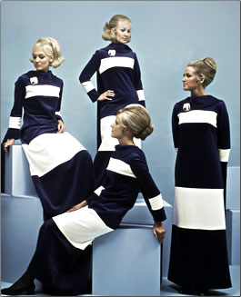 Finnair cabin crew uniforms, 1969.