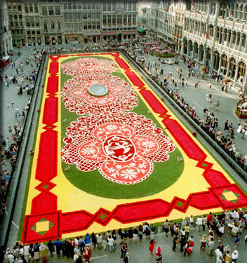 Brussels in Bloom, international flower festivals.