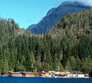 Knight Inlet Lodge.