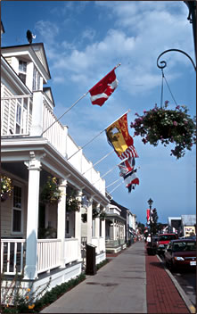 St. Andrews, New Brunswick, historic main street.