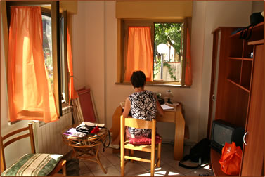 Venetia Sherson takes an Italian language course in Taormina, Sicily.