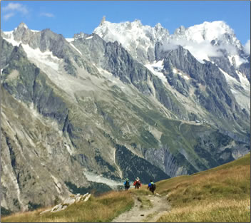 Article about hiking in the Italian Alps.