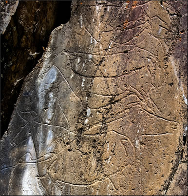 Ice Age Rock Art in Portugal’s Côa Valley, Penascosa open air site.