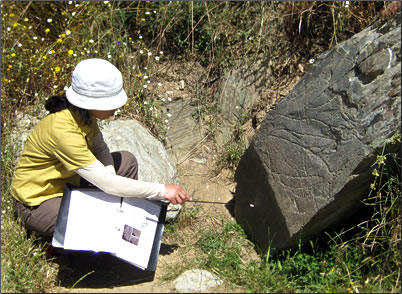 Open air field tour of Ice Age rock art Portugal.