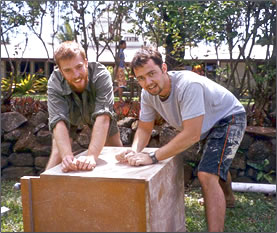 Carpentry work and marine mammal conservation help environmental projects on a Cook Islands volunteer vacation.