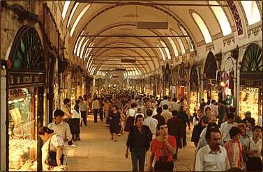 The Grand Bazaar, Istanbul, Turkey, historic and cultural tourism.