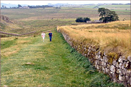 Hadrian's Wall RV camping in Britain for senior travelers.