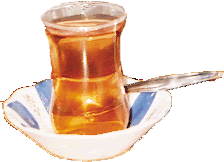 Turkish tea glass