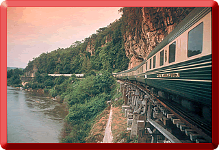 Eastern & Orient Express train route through Malaysia.