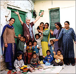 Cross-Cultural Solutions volunteer in India embodies volunteerism in travel.
