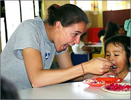 Cross-Cultural Solutions volunteer in Peru.