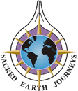 Sacred Earth Journeys logo.